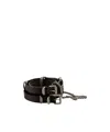 Ann Demeulemeester Oily Calf Skin Luen 4cm Multi Belt In Gold