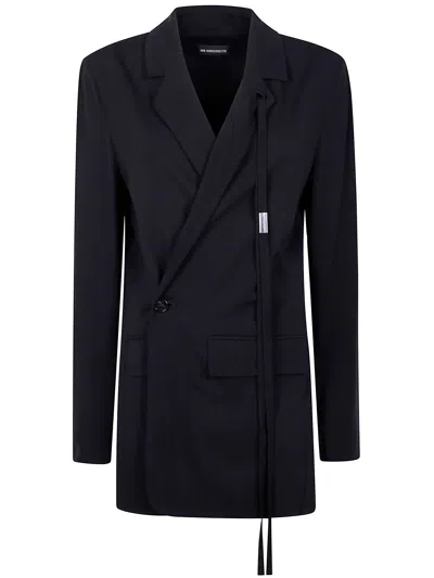 ANN DEMEULEMEESTER ANN DEMEULEMEESTER "OLENA" WRAP DECONSTRUCTED JACKET