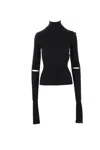 Ann Demeulemeester Hollow Turtleneck Sweater