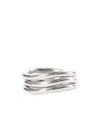 Ann Demeulemeester Woman Silver Jewellery In White