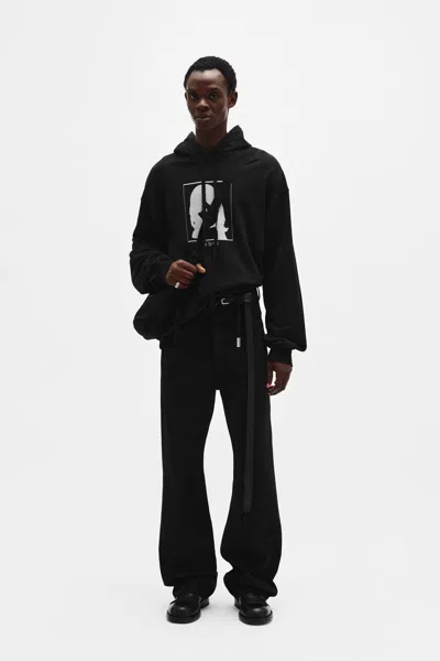 ANN DEMEULEMEESTER OLLIE ''TILL THE END'' HIGH-COMFORT HOODIE