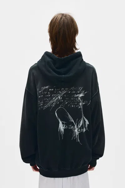 Ann Demeulemeester Olly ''sketchbook'' High-comfort Hoodie In Multicolor