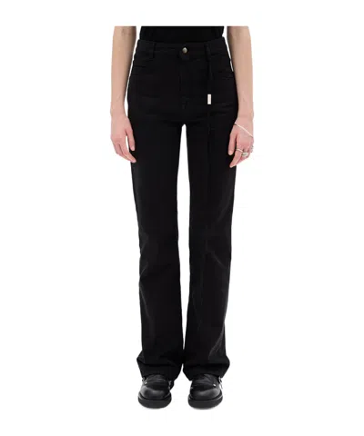 ANN DEMEULEMEESTER ONA 5 POCKET FLARED TROUSERS