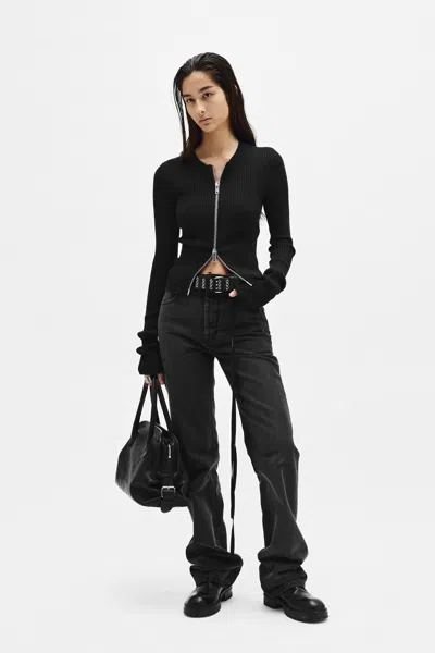 Ann Demeulemeester Ona 5 Pockets Flared Trousers In Multicolor
