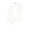 Ann Demeulemeester Open-knit Sweater In White