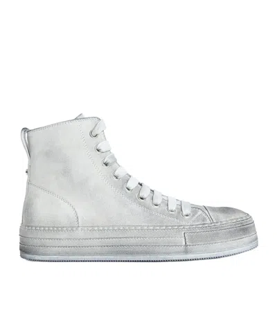 Ann Demeulemeester Orvo High-top Sneakers In White