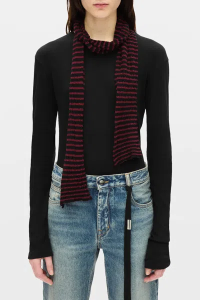 Ann Demeulemeester Osa Light Knit Scarf In Multi
