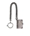 Ann Demeulemeester Oumy Book Hanging Ornament In Metallic