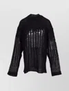 Ann Demeulemeester Oversized Crew Neck Mohair Jumper