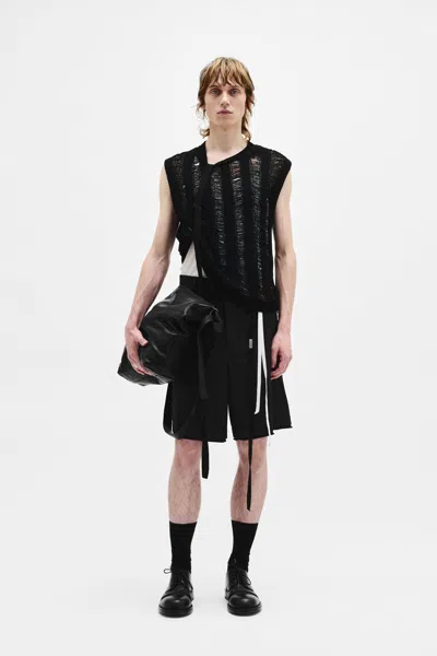 Ann Demeulemeester Palmer Ladder Stitch Vest In Multicolor