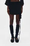 Ann Demeulemeester Paloma Ballerina With Satin Band In Multicolor
