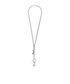 Ann Demeulemeester Pama Key Necklace In Metallic