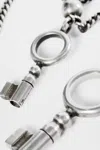 Ann Demeulemeester Pama Key Necklace In Metallic