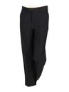 Ann Demeulemeester Gaelle Slim Fit Cropped Trousers Viscose Wool Twil In Black