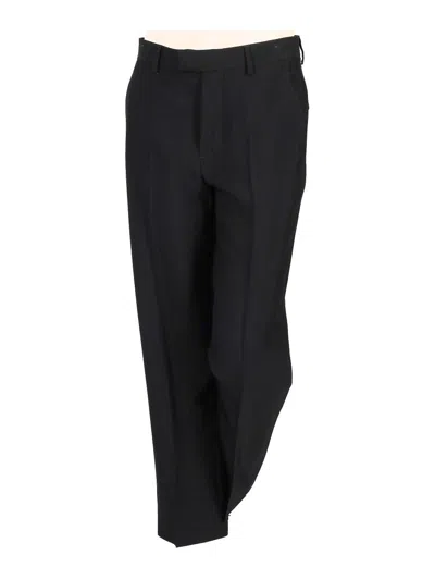 ANN DEMEULEMEESTER CROPPED TROUSERS VISCOSE CALICO
