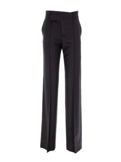 ANN DEMEULEMEESTER TROUSERS WITH ASYMMETRIC WAISTBA