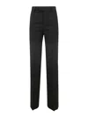 Ann Demeulemeester Maaike High-waisted Flared Trousers In Black