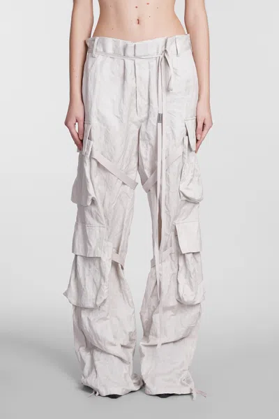 Ann Demeulemeester Pants In Grey Cotton