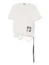 Ann Demeulemeester Patches-detailed T-shirt In Neutrals