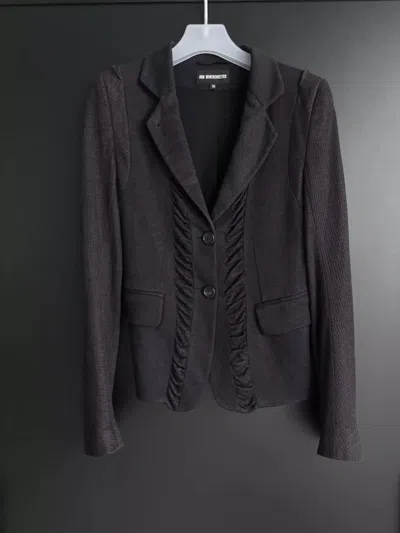 Pre-owned Ann Demeulemeester Patchwork Detail Suit