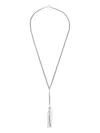 Ann Demeulemeester Paulu Perfume Pendant Necklace In Gray
