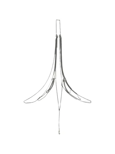 Ann Demeulemeester Pepita Multi-chain Body Jewellery In Metallic
