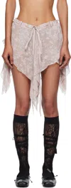 Ann Demeulemeester Pink Prisca Miniskirt In Pink