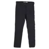 Ann Demeulemeester Pinstriped Pants In Black Linen In Black