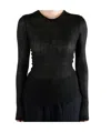 Ann Demeulemeester Pleated Blouse In Black