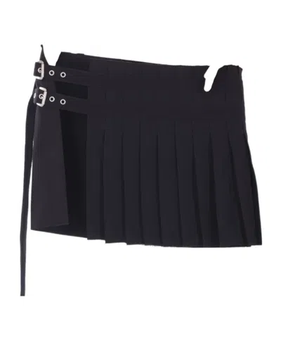 Ann Demeulemeester Pleated Mini Skirt
