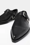 Ann Demeulemeester Pointy Micro Heel Cut Cowboy In Multicolor