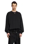 Ann Demeulemeester Print Brushed Sweatshirt In Black