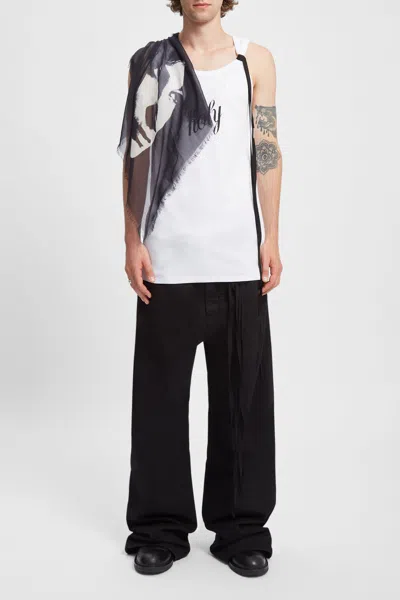 Ann Demeulemeester Printed Tin Bandana In Multicolor