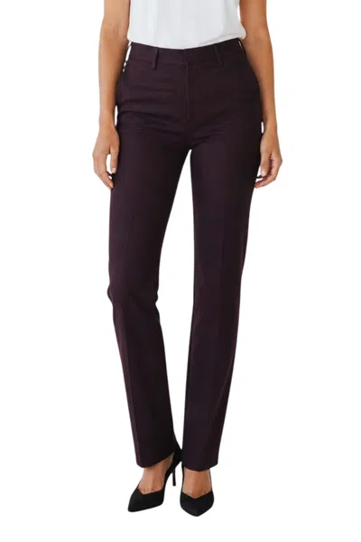 Ann Demeulemeester Purple Slim Flat Front Pants