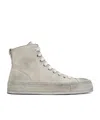 Ann Demeulemeester Off-white Raven High-top Sneakers