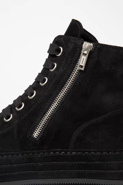 Ann Demeulemeester Raven High Top Sneakers Black In Multicolor