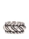 Ann Demeulemeester Reau Twisted Triple Ring In Silver