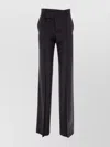 Ann Demeulemeester Regular Fit Trousers Asymmetric Waistband