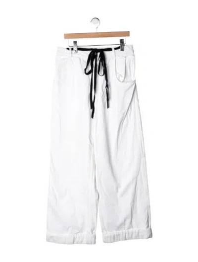 Pre-owned Ann Demeulemeester Relaxed Fit Jeans In Neutrals