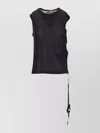 Ann Demeulemeester Biba Sleeveless Top Viscose Cotton Rib