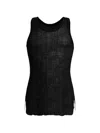 Ann Demeulemeester Black Solid Round Neck Top In Black