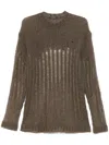 Ann Demeulemeester Rigmor Sweater In Green
