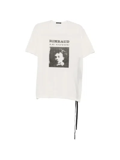 Ann Demeulemeester Rimbaud Graphic-print T-shirt In White