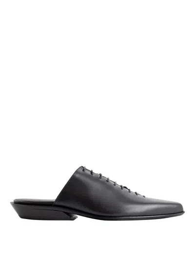 Ann Demeulemeester River Laces Mules In Black