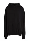 ANN DEMEULEMEESTER ANN DEMEULEMEESTER ROELAND HIGH COMFORT HOODY BLACK