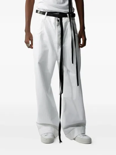 Ann Demeulemeester Ronald Five-pocket Jeans In Gray