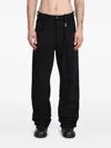 Ann Demeulemeester Michael Jeans In Black Cotton In Black
