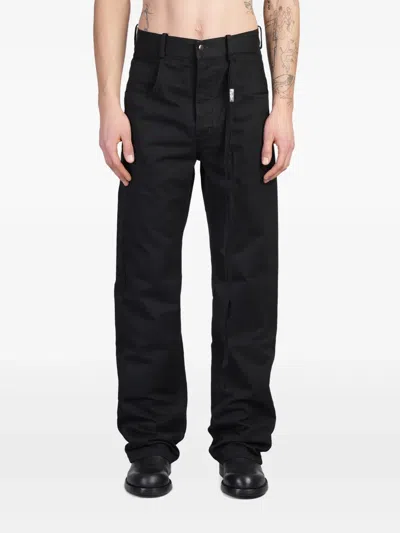 Ann Demeulemeester Michael Jeans In Black Cotton