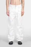 Ann Demeulemeester Ronald Pants In White Cotton In White