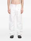 Ann Demeulemeester Ronald Pants In White Cotton In White